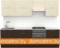 Кухня S-Company Клео крафт 2.6 (файнлайн мокка/файнлайн крем) картинка