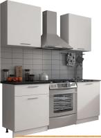 Кухня ЭлиГард Виктория 1.2м (белый/белый/мрамор ром) картинка