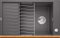 Кухонная мойка Blanco Elon XL 6 S (темная скала) 524835 картинка