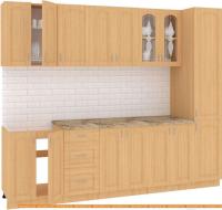 Кухня Кортекс-мебель Корнелия Ретро 2.6м (ольха/марсель) картинка