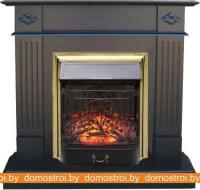 Комплект камина Smolcom Brighton STD-ASP с Royal Flame Majestic FX M Brass (венге) картинка