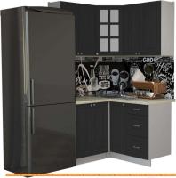 Кухня Интерлиния Мила Деко 1.2x1.3 (пепел/опал светлый) картинка