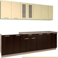 Кухня Интерлиния Мила 25 (ваниль/дуб венге) картинка