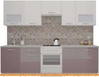 Кухня ВерсоМебель ЭкоЛайт-5 2.8 (белый/глициния) картинка