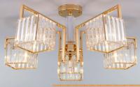 Потолочная люстра Евросвет April 10117/5 (золото/прозрачный хрусталь) картинка