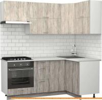 Кухня S-Company Клео крафт 1.2x2.0 правая (артвуд темный/артвуд светлый) картинка