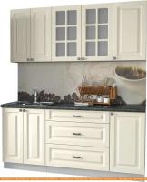 Кухня Интерлиния Мила Деко 1.8 Б (слоновая кость/океан/опал светлый) картинка