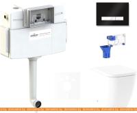 Унитаз Lavinia Boho Relfix One 5 в 1 87551024 (черный/белый стекло) картинка