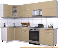 Кухня Интерлиния Мила Gloss 60-12x29 (капучино глянец) картинка