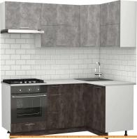 Кухня S-Company Клео крафт 1.2x1.9 правая (ателье темное/ателье светлое) картинка