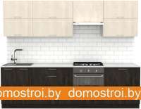 Кухня S-Company Клео крафт 2.7 (угольный камень/шелковый камень) картинка