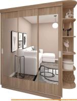 Шкаф-купе ЭлиГард Лагуна ШЛ-06.П.3 (дуб сонома) картинка