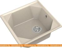 Кухонная мойка GranFest GF-U-500 (бежевый) картинка