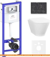 Унитаз Lavinia Boho Relfix Elegant Rimless 6 в 1 87561084 (greek black ис. камень) картинка