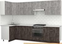 Кухня S-Company Клео крафт 1.2x3.0 левая (ателье темное/ателье светлое) картинка