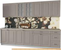 Кухня Интерлиния Мила Деко 2.8 Б (луна/травертин серый) картинка