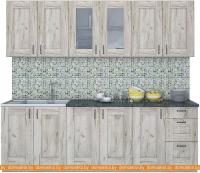 Кухня Интерлиния Мила Хольц 24 (дуб серый) картинка