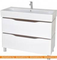 Тумба под умывальник Аква Родос Венеция 100 (белый/венге) картинка