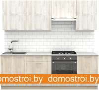 Кухня S-Company Клео крафт 2.3 (сосна лофт кремовая/сосна лофт белая) картинка