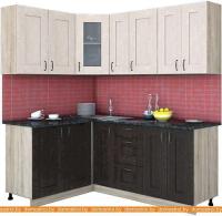 Кухня Интерлиния Мила Хольц 14x19 (дуб венге/дуб молочный) картинка