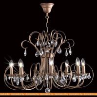 Подвесная люстра Citilux Марлен (кофейный) [CL411181] картинка