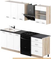 Кухня Славянская столица 28-2 (дуб сонома/белый) картинка