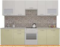 Кухня ВерсоМебель ЭкоЛайт-5 2.7 (белый/ваниль) картинка