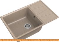 Кухонная мойка GranFest GF-V-780L (песочный) картинка