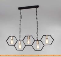 Подвесная люстра Евросвет Arnia 70117/5 (черный) картинка