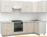 Кухня S-Company Клео крафт 1.2x2.7 правая (сосна лофт кремовая/сосна лофт белая) картинка