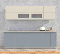 Кухня Интерлиния Интерлиния Мила Матте 2.6 А (слоновая кость/океан/опал светлый) картинка