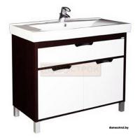 Тумба Aquanet Гретта 90 c умывальником SHENXIN Венге картинка