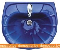 Умывальник Colombo Орхидея R бело-фиолетовый с отверстием по центру S18115872 картинка