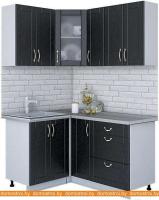 Кухня Интерлиния Мила Крафт 1.2x1.5 (дуб английский) картинка