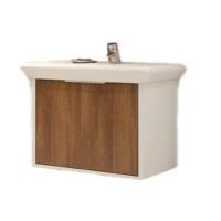 Тумба под умывальник Cersanit Taza 90 Carla белый, коричневый картинка