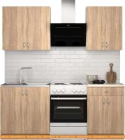 Кухня S-Company Клео лайт 1.4 (дуб сонома/дуб сонома) картинка