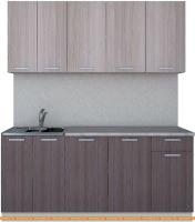 Кухня Интерлиния Мила Лайт 1.8-60 (ясень светлый/ясень тёмный) картинка