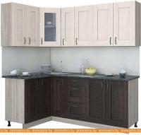 Кухня Интерлиния Мила Хольц 12x21 (дуб венге/дуб молочный) картинка
