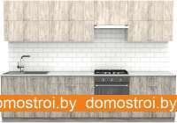 Кухня S-Company Клео крафт 3.0 (артвуд темный/артвуд светлый) картинка