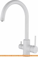 Смеситель Kaiser Merkur 26744-4 (белый) картинка