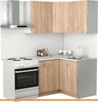 Кухня S-Company Клео лайт 1.2x1.2 правая (дуб сонома/дуб сонома) картинка
