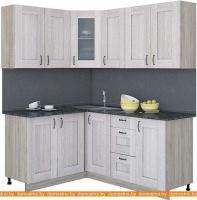 Кухня Интерлиния Мила Хольц 14x18 (шимо светлый) картинка