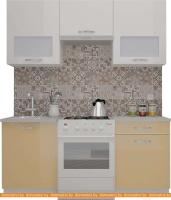 Кухня ВерсоМебель ЭкоЛайт-6 1.8 (белый/капучино) картинка