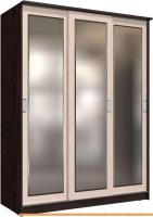 Шкаф-купе Интерлиния Неаполь АН-012-17-03 (дуб венге/дуб молочный) картинка