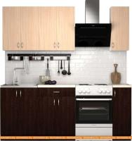 Кухня S-Company Клео лайт 1.5 (венге/дуб молочный) картинка