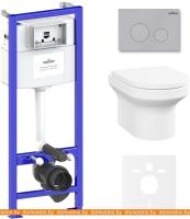 Унитаз Lavinia Boho Relfix Grance Hill Rimless 6 в 1 87561007 (матовый пластик) картинка