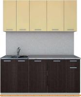 Кухня Интерлиния Мила Лайт 1.7-60 (ваниль/дуб венге) картинка