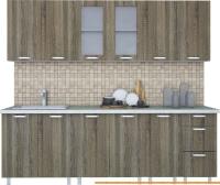 Кухня Интерлиния Арт Мила 24 (дуб сонома темный) картинка