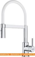 Смеситель Franke Lina Semi-pro 115.0626.088 (хром/белый) картинка