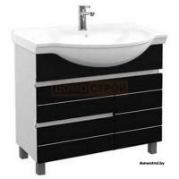 Тумба Aquanet Доминика 90 Черный картинка